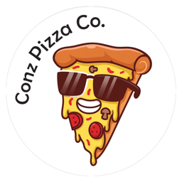 Conz Pizza Co. Leicester logo.